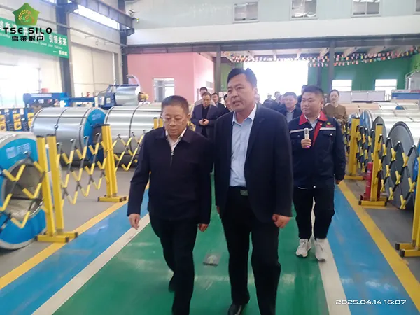 高新区区委领导莅临我司--调研考察wm完美体育智慧仓储系统研发与制造项目